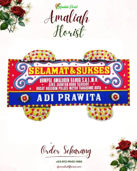 Papan Bunga Ucapan Selamat Mancagahar